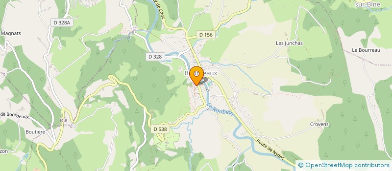 localisation de l'entreprise MOYENS COMMUNS DE REPROGRAPHIE (MOCOREP) DU PAYS DE BOURDEAUX  BOURDEAUX