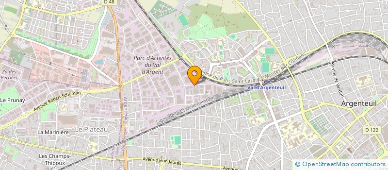 localisation de l'entreprise MOYENS ET TECHNIQUES MODERNES à ARGENTEUIL