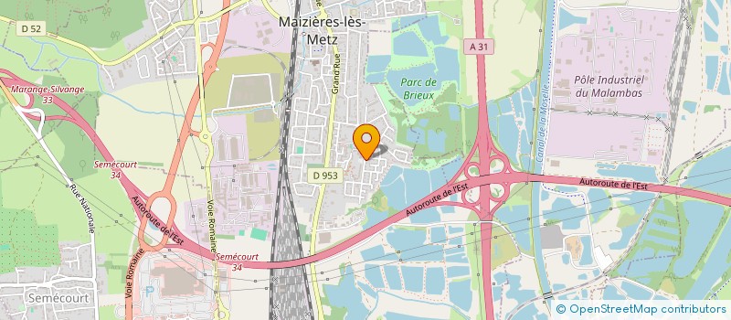 localisation de l'entreprise MOYEUVRE DISTRIBUTION SARL à MAIZIERES-LES-METZ