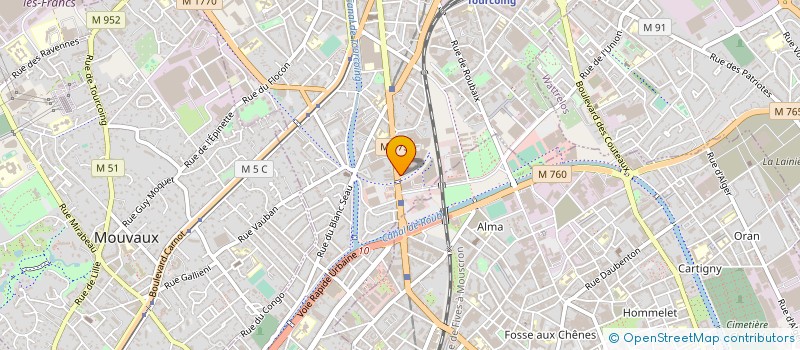 localisation de l'entreprise MOYEUX COUTELIER SOC à TOURCOING
