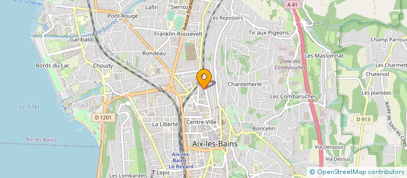 localisation de l'entreprise MOYNAC à AIX-LES-BAINS