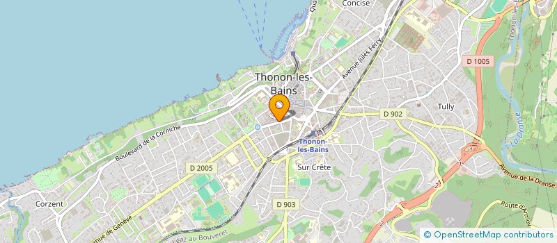 localisation de l'entreprise MOYNAT PEILLEX à THONON-LES-BAINS