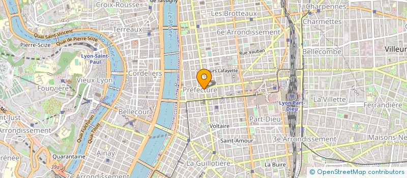 localisation de l'entreprise MOYNE & ASSOCIES ETUDE GENEALOGIQUE à LYON