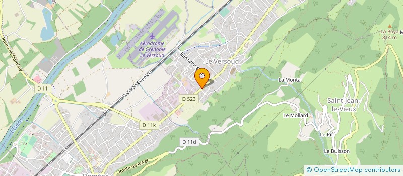 localisation de l'entreprise MOYNE ELECTRICITE  LE VERSOUD