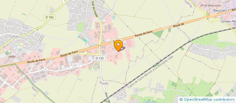 localisation de l'entreprise MOYNET ALU  CHAURAY