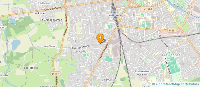 localisation de l'entreprise MOYOMA à BOURG-EN-BRESSE