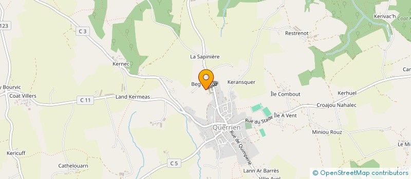 localisation de l'entreprise MOYSAN à QUERRIEN