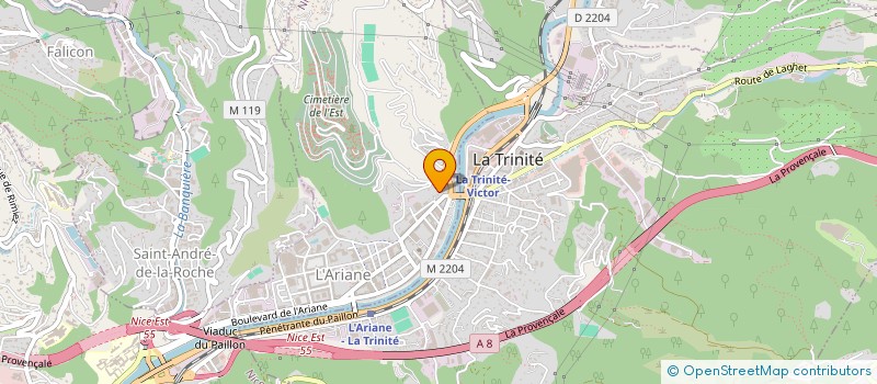 localisation de l'entreprise MOYSE ET PFIRSCH YVES à NICE