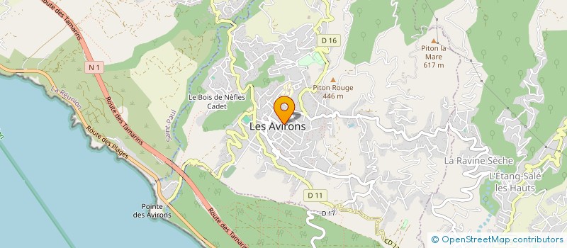 localisation de l'entreprise MOZ'ARTS à LES AVIRONS