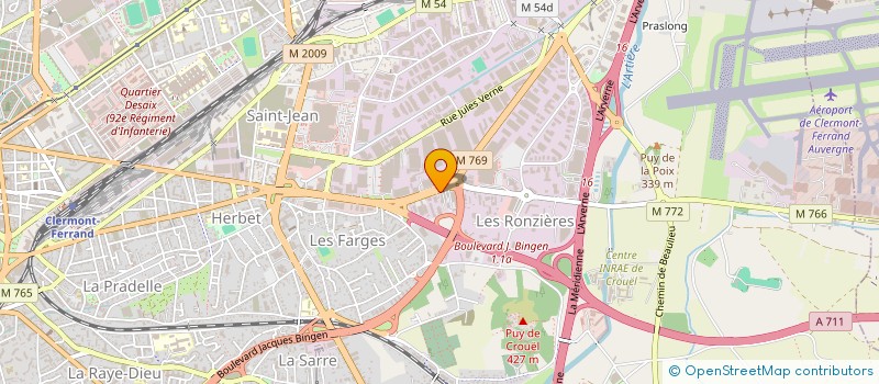 localisation de l'entreprise MOZAC CENTRE AUTO  MOZAC