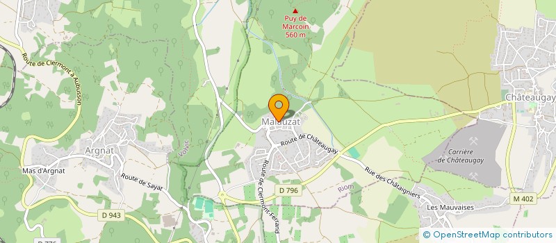 localisation de l'entreprise MOZAC CYCLO CLUB  MOZAC