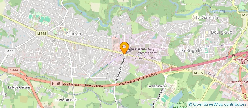 localisation de l'entreprise MOZAIC  SAUTRON