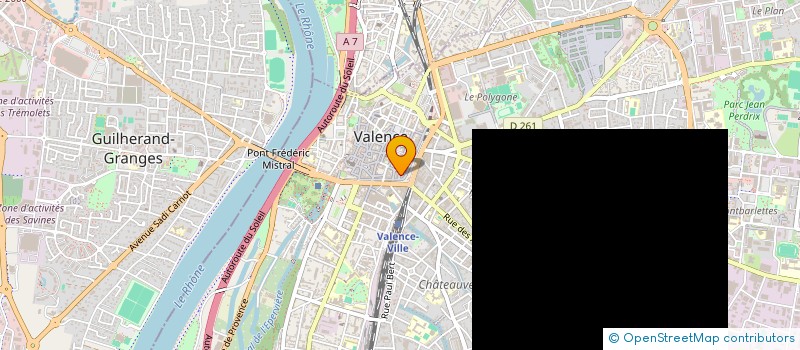 localisation de l'entreprise MOZAIC à VALENCE