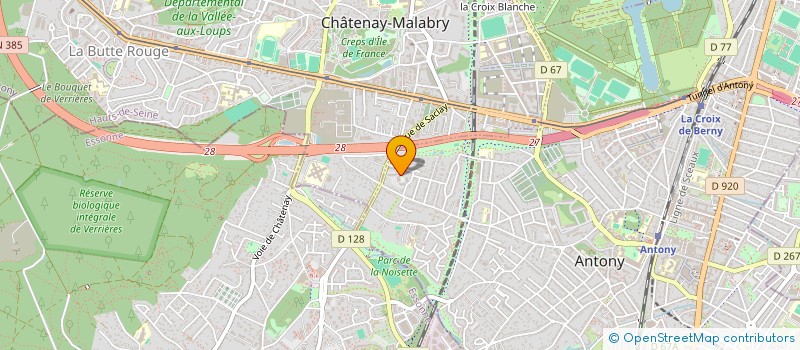 localisation de l'entreprise MOZAIK à ANTONY