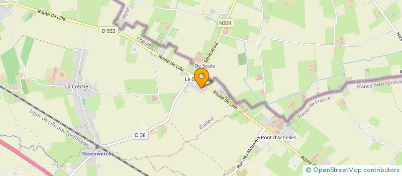 localisation de l'entreprise MOZAIK à BAILLEUL