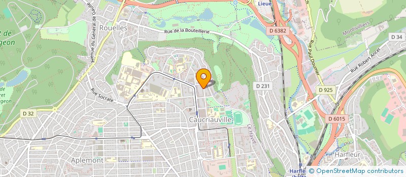 localisation de l'entreprise MOZAIK à LE HAVRE