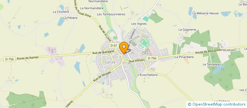 localisation de l'entreprise MOZAIK  BEAUPREAU-EN-MAUGES