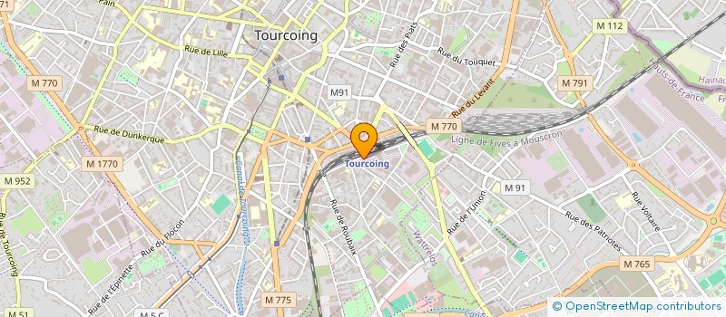 localisation de l'entreprise MOZAIK DECO à TOURCOING