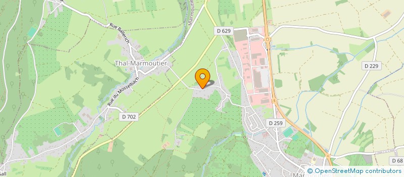 localisation de l'entreprise MOZAIK DIFFUSION à MARMOUTIER