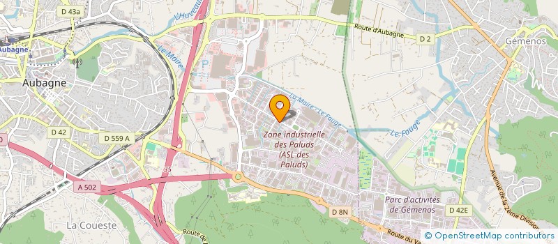localisation de l'entreprise MOZAIK IMMO SAINTE VICTOIRE à AUBAGNE