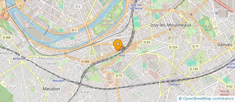 localisation de l'entreprise MOZAIK PIZZA à ISSY-LES-MOULINEAUX