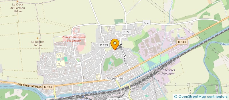 localisation de l'entreprise MOZAIKAL à MIGENNES