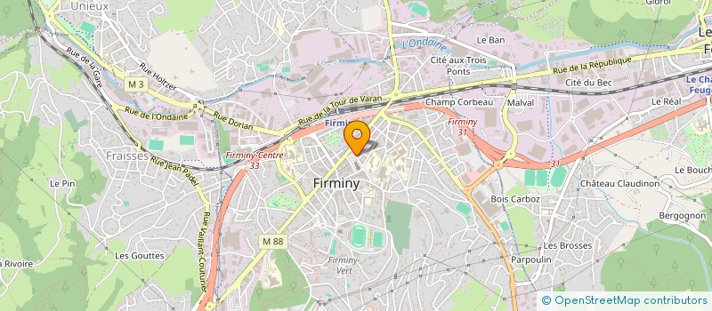 localisation de l'entreprise MOZAIQUE  FIRMINY