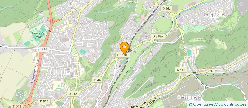 localisation de l'entreprise MOZANA à LONGWY