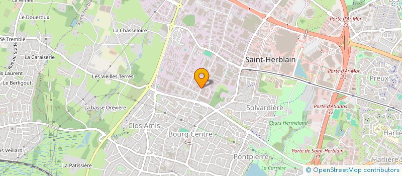 localisation de l'entreprise MOZAR à SAINT-HERBLAIN