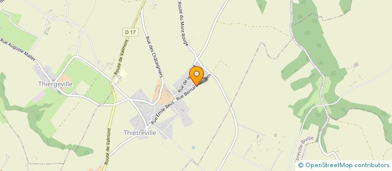 localisation de l'entreprise MOZARD  THIETREVILLE