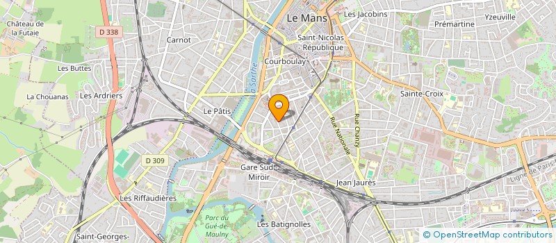 localisation de l'entreprise MOZART  LE MANS