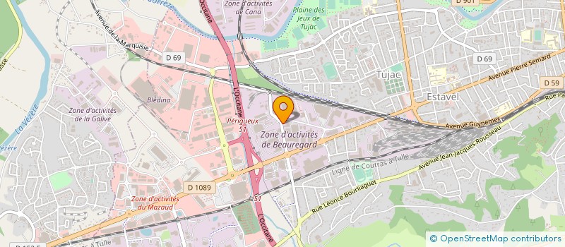 localisation de l'entreprise MOZART  BRIVE-LA-GAILLARDE