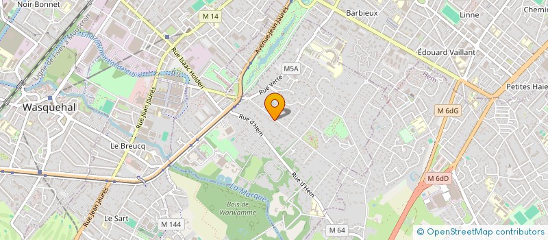 localisation de l'entreprise MOZART à CROIX