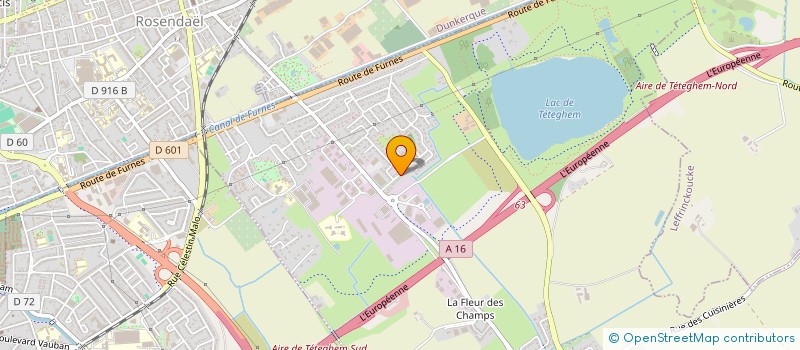 localisation de l'entreprise MOZART  TETEGHEM-COUDEKERQUE-VILLAGE