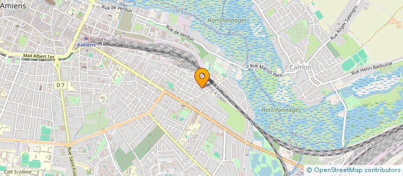 localisation de l'entreprise MOZART à AMIENS