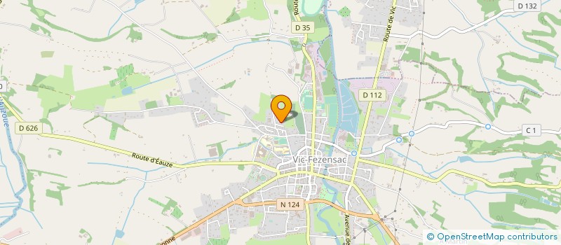 localisation de l'entreprise MOZART  VIC-FEZENSAC
