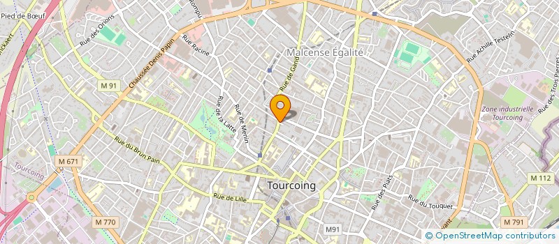 localisation de l'entreprise MOZART  TOURCOING