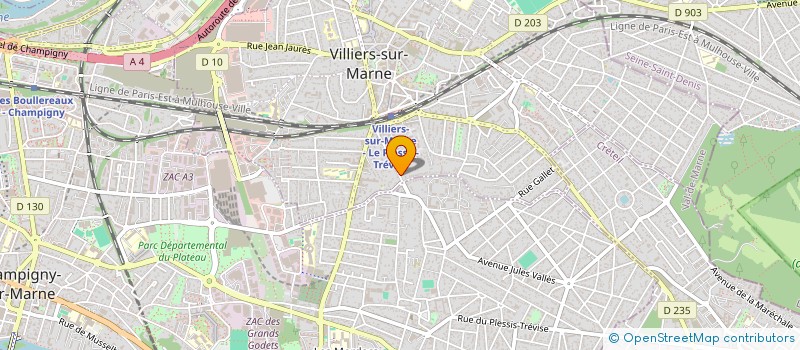 localisation de l'entreprise MOZART  VILLIERS-SUR-MARNE