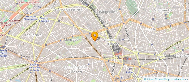 localisation de l'entreprise MOZART CLICHY SAS  PARIS