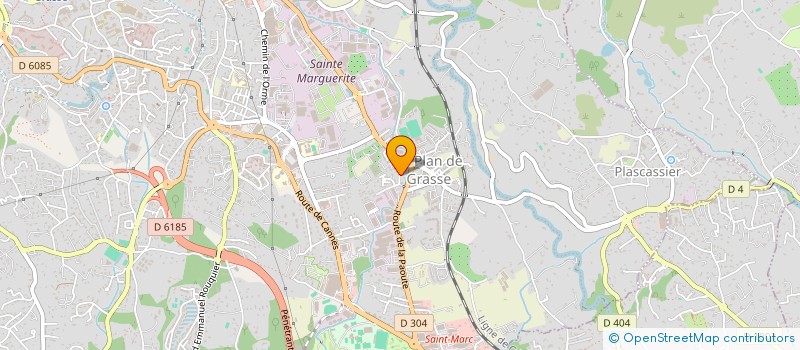 localisation de l'entreprise MOZART ET BERLIOZ à GRASSE