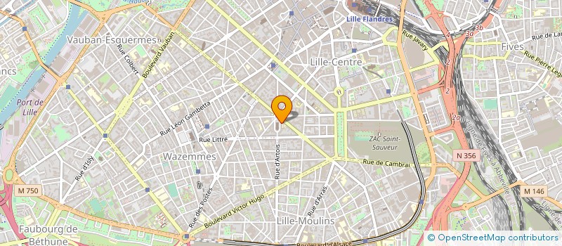localisation de l'entreprise MOZART GARDERIE à LILLE