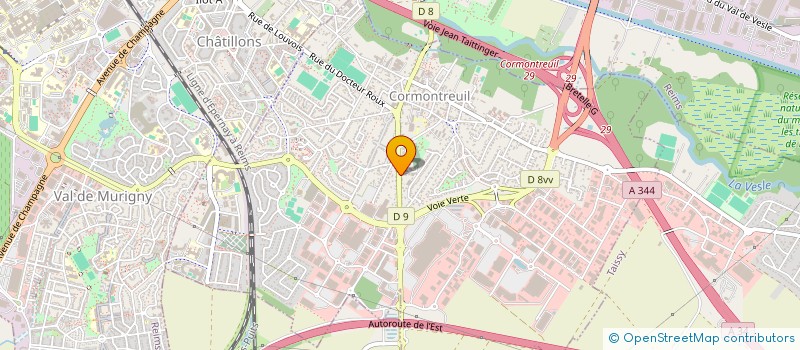 localisation de l'entreprise MOZART M  CORMONTREUIL