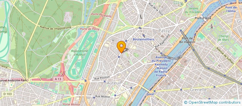 localisation de l'entreprise MOZARTSA  PARIS