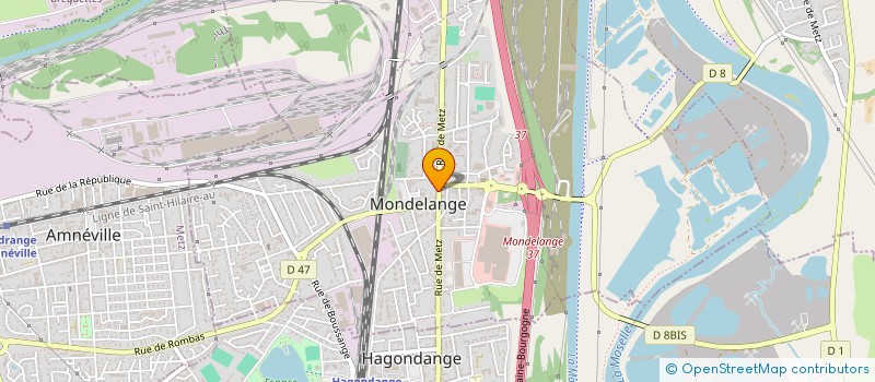 localisation de l'entreprise MOZON  MONDELANGE