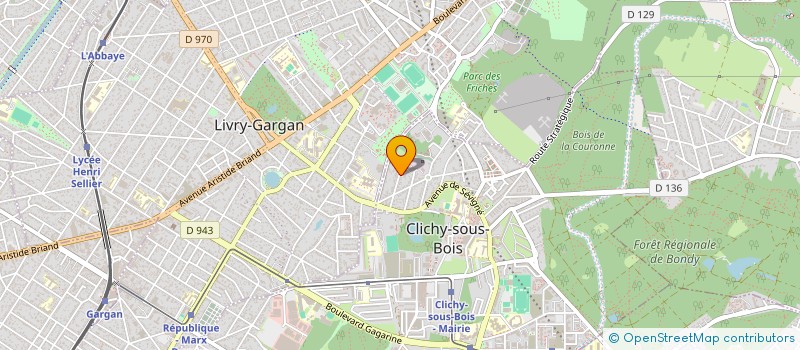 localisation de l'entreprise MOZRANI PARIS à CLICHY-SOUS-BOIS