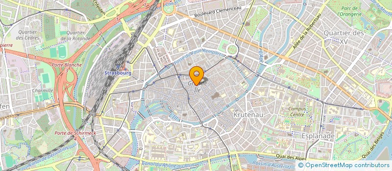 localisation de l'entreprise MOZZ à STRASBOURG