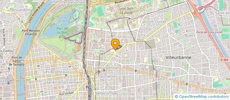 localisation de l'entreprise MOZZA GROUP  VILLEURBANNE