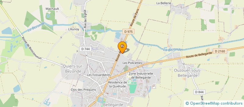 localisation de l'entreprise MOZZA-SNEAKERS à QUIERS-SUR-BEZONDE