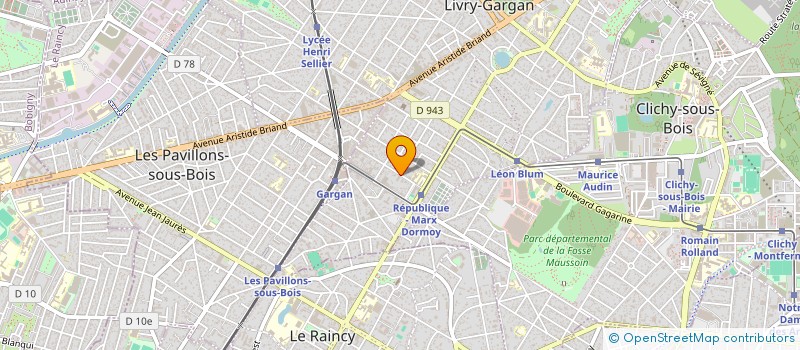 localisation de l'entreprise MOZZI  LES PAVILLONS-SOUS-BOIS