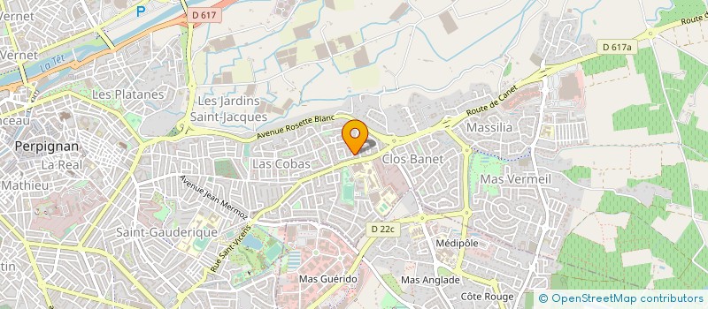 localisation de l'entreprise MOZZI à PERPIGNAN